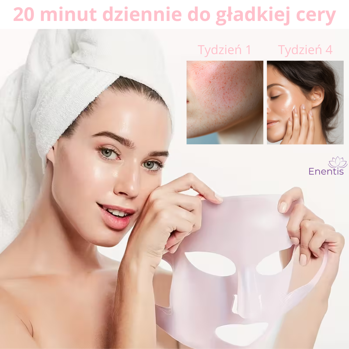Maseczka GlowFace - promienna i nawilżona cera od pierwszego użycia