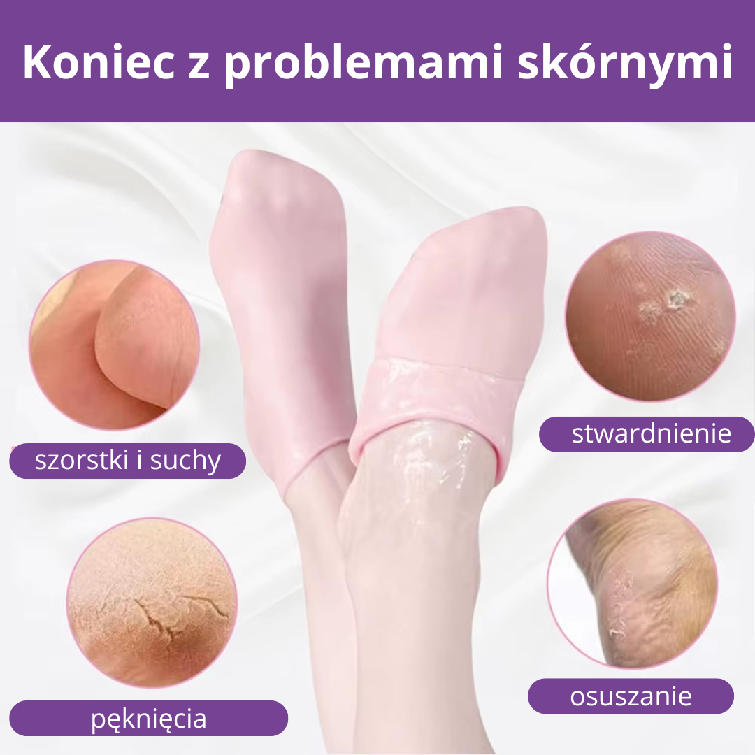 GlowFeet - skarpetki utrzymujące zdrowe i zadbane stopy