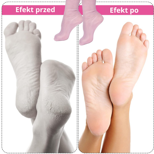 GlowFeet - skarpetki utrzymujące zdrowe i zadbane stopy