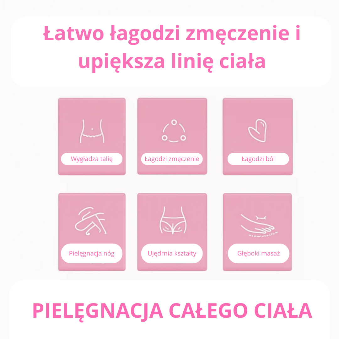 Masażer antycellulitowy SlimRoll 3w1 - 20 minut dziennie by pozbyć się cellulitu