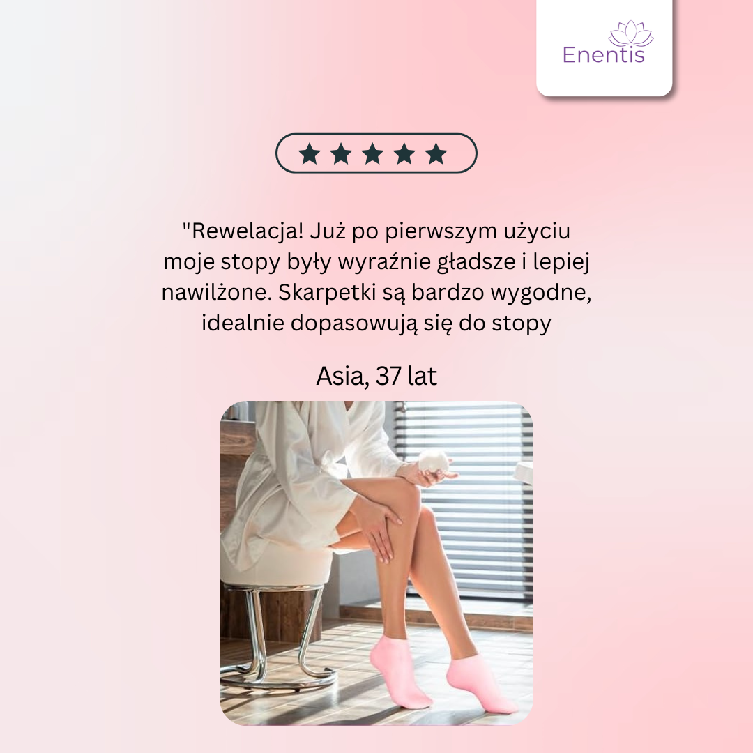 Skarpetki GlowFeet - zdrowe i nawilżone stopy od pierwszego użycia