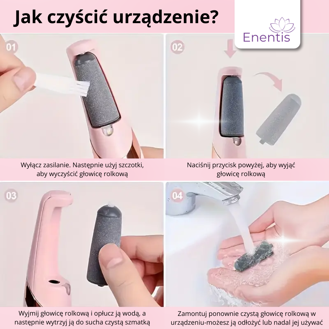 Elektryczne narzędzie do pielęgnacji stóp PediGlow – domowe SPA w Twojej dłoni!