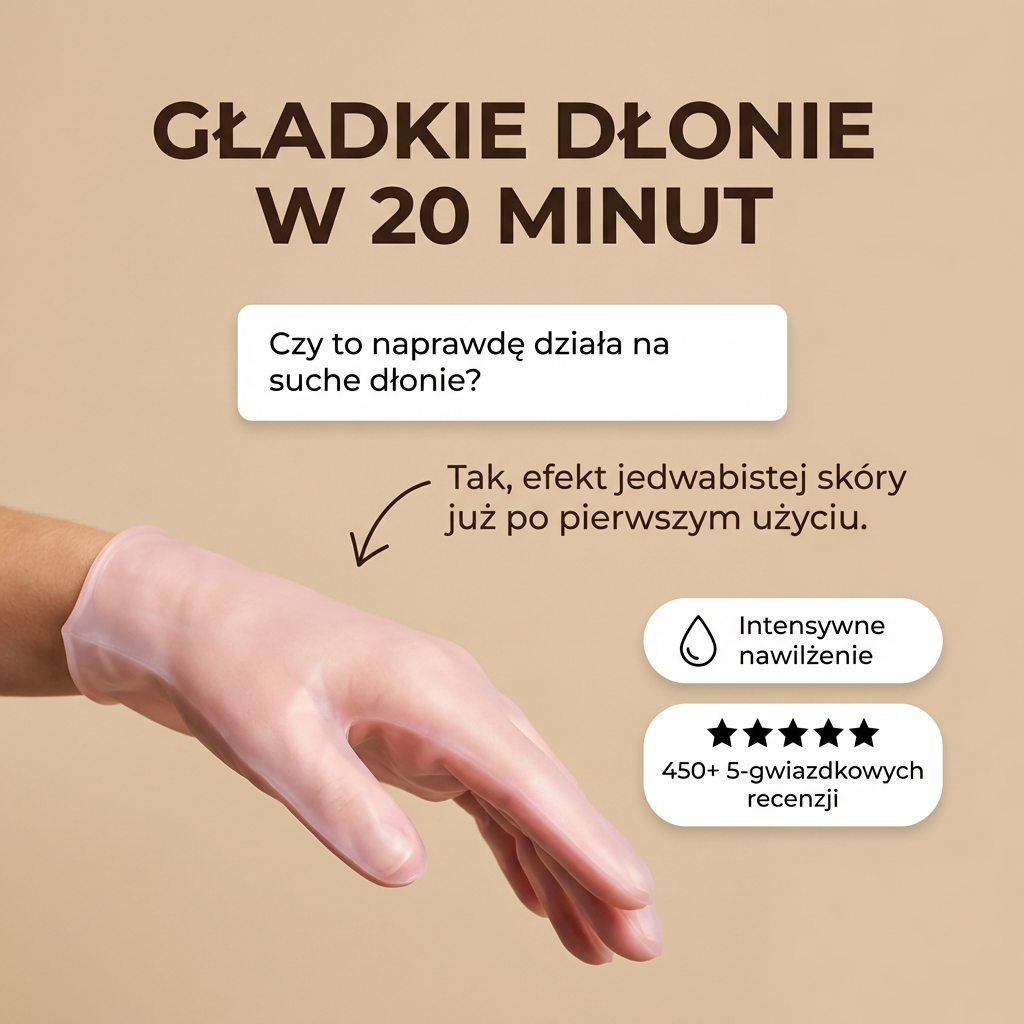 Rękawiczki GlowHand - gładkie dłonie w 20 minut