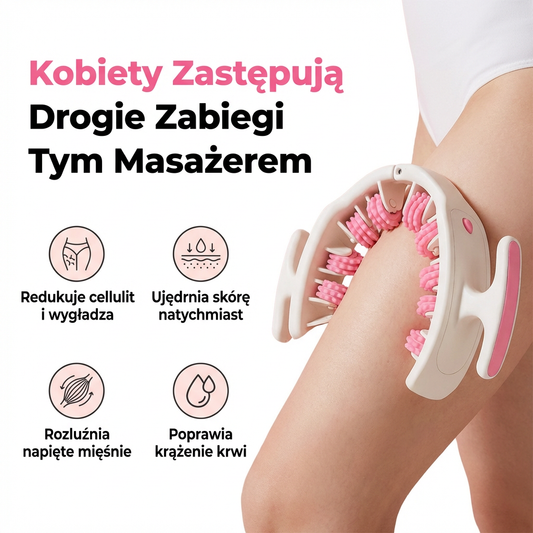 Masażer antycellulitowy SlimRoll 3w1 - 20 minut dziennie by pozbyć się cellulitu