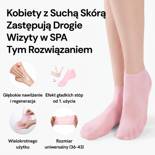 Skarpetki GlowFeet - zdrowe i nawilżone stopy od pierwszego użycia