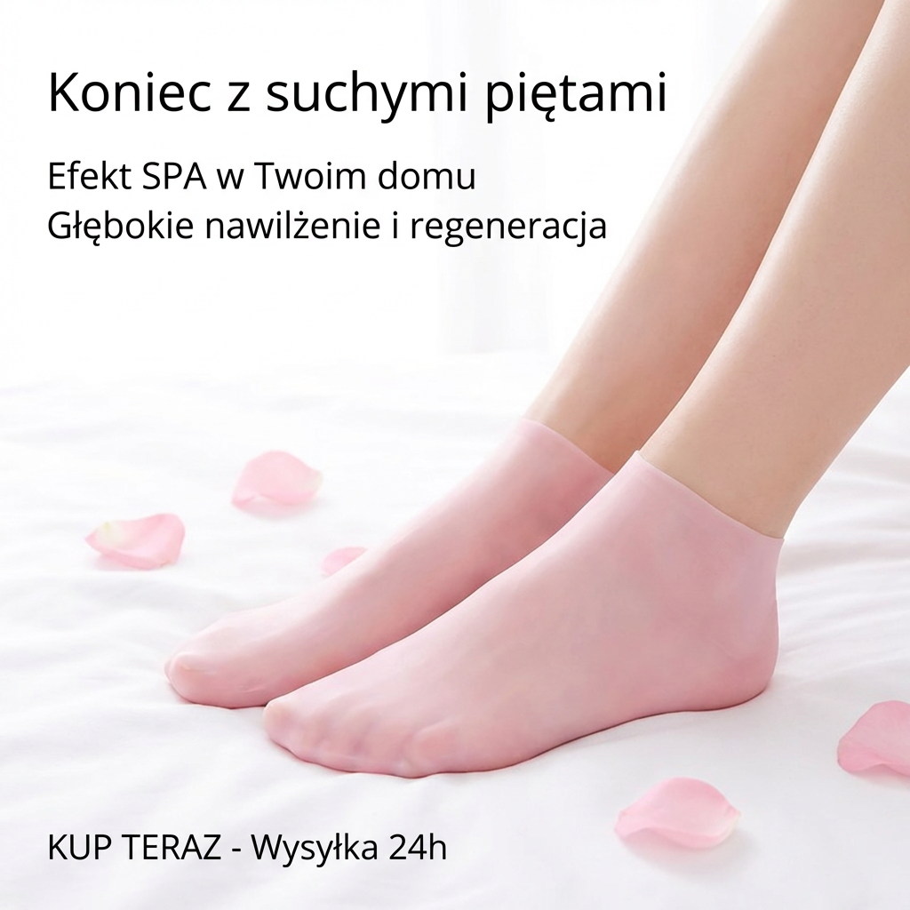 Skarpetki GlowFeet - zdrowe i nawilżone stopy od pierwszego użycia